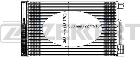 Zekkert MK-3006 - Condensatore, Climatizzatore autozon.pro