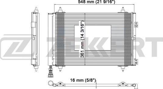 Zekkert MK-3001 - Condensatore, Climatizzatore autozon.pro