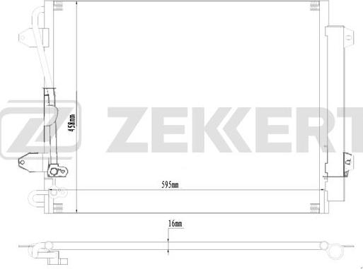 Zekkert MK-3194 - Condensatore, Climatizzatore autozon.pro