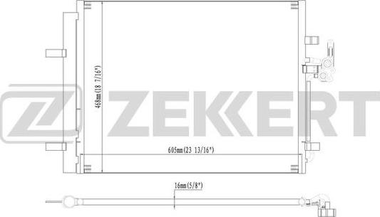 Zekkert MK-3172 - Condensatore, Climatizzatore autozon.pro