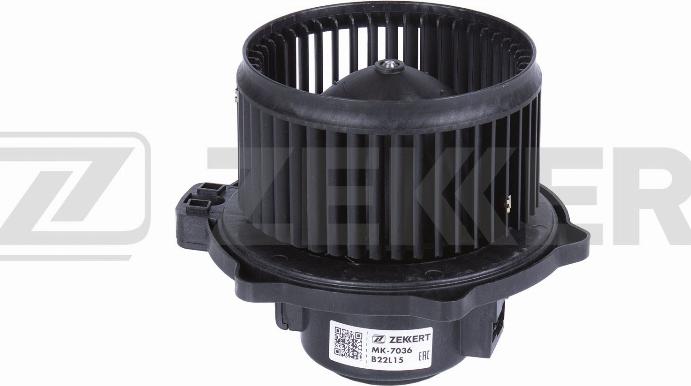 Zekkert MK-7036 - Ventilatore abitacolo autozon.pro