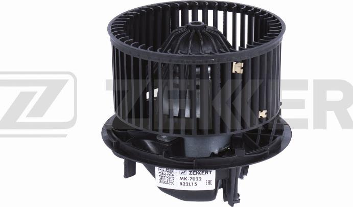 Zekkert MK-7022 - Ventilatore abitacolo autozon.pro