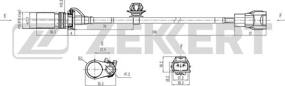 Zekkert SE-4098 - Generatore di impulsi, Albero a gomiti autozon.pro