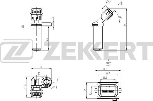 Zekkert SE-4045 - Generatore di impulsi, Albero a gomiti autozon.pro