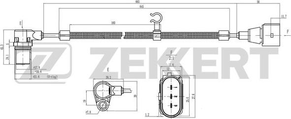 Zekkert SE-4046 - Generatore di impulsi, Albero a gomiti autozon.pro