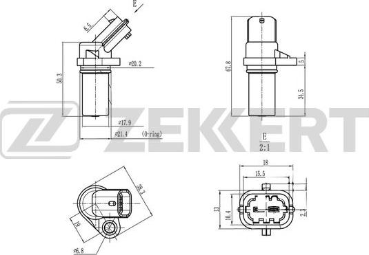 Zekkert SE-4058 - Generatore di impulsi, Albero a gomiti autozon.pro