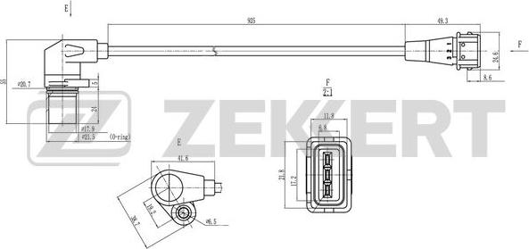 Zekkert SE-4063 - Generatore di impulsi, Albero a gomiti autozon.pro