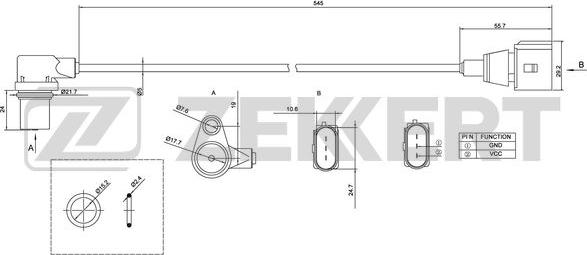 Zekkert SE-4001 - Generatore di impulsi, Albero a gomiti autozon.pro