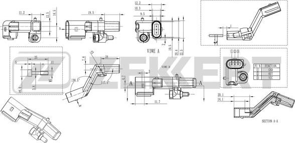 Zekkert SE-4007 - Generatore di impulsi, Albero a gomiti autozon.pro