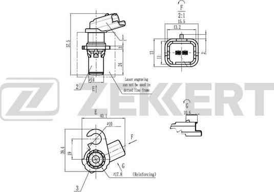 Zekkert SE-4083 - Generatore di impulsi, Albero a gomiti autozon.pro