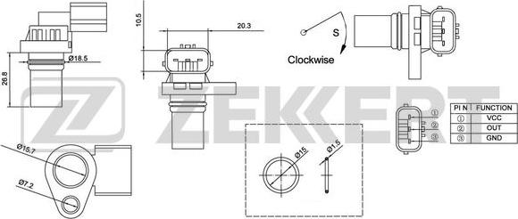 Zekkert SE-4026 - Generatore di impulsi, Albero a gomiti autozon.pro