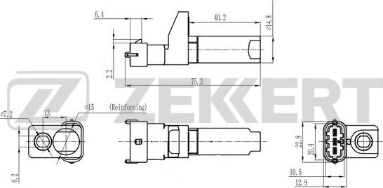 Zekkert SE-4076 - Generatore di impulsi, Albero a gomiti autozon.pro