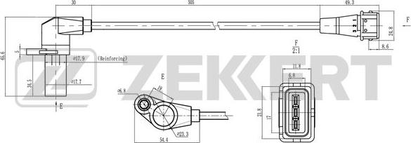 Zekkert SE-4078 - Generatore di impulsi, Albero a gomiti autozon.pro