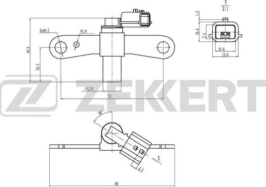 Zekkert SE-4072 - Generatore di impulsi, Albero a gomiti autozon.pro