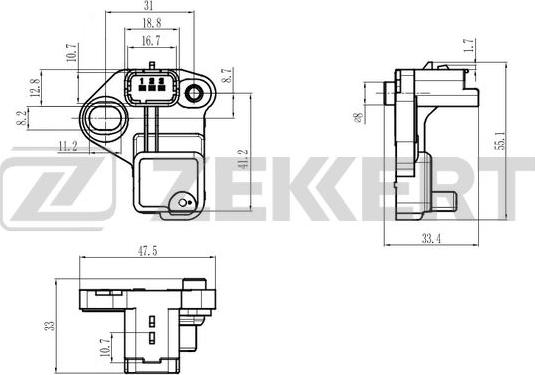 Zekkert SE-4107 - Generatore di impulsi, Albero a gomiti autozon.pro