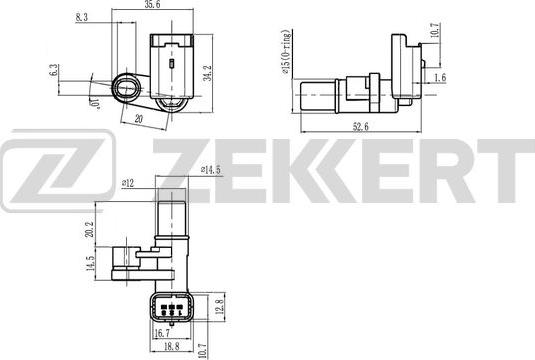 Zekkert SE-5042 - Sensore, Posizione albero a camme autozon.pro