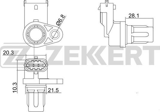 Zekkert SE-5005 - Sensore, Posizione albero a camme autozon.pro