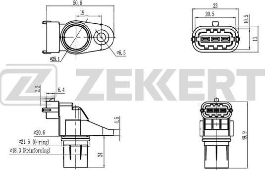 Zekkert SE-5023 - Sensore, Posizione albero a camme autozon.pro