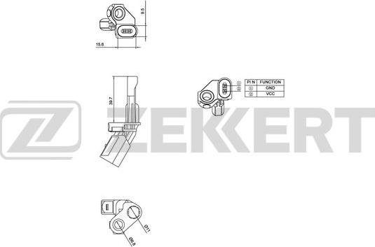 Zekkert SE-6029 - Sensore, N° giri ruota autozon.pro