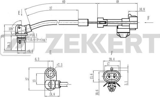 Zekkert SE-6193 - Sensore, N° giri ruota autozon.pro