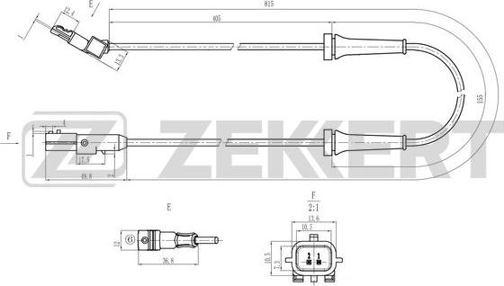 Zekkert SE-6192 - Sensore, N° giri ruota autozon.pro