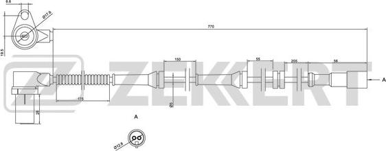 Zekkert SE-6116 - Sensore, N° giri ruota autozon.pro