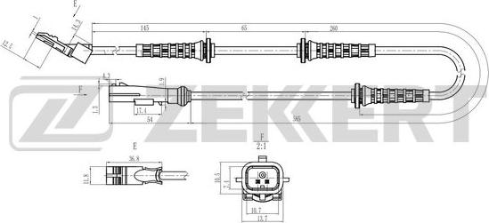 Zekkert SE-6179 - Sensore, N° giri ruota autozon.pro