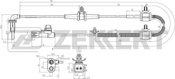 Zekkert SE-6206 - Sensore, N° giri ruota autozon.pro