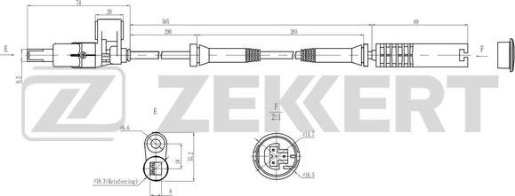 Zekkert SE-6224 - Sensore, N° giri ruota autozon.pro