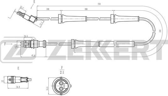 Zekkert SE-6222 - Sensore, N° giri ruota autozon.pro