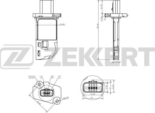 Zekkert SE-1009 - Debimetro autozon.pro