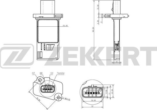 Zekkert SE-1006 - Debimetro autozon.pro