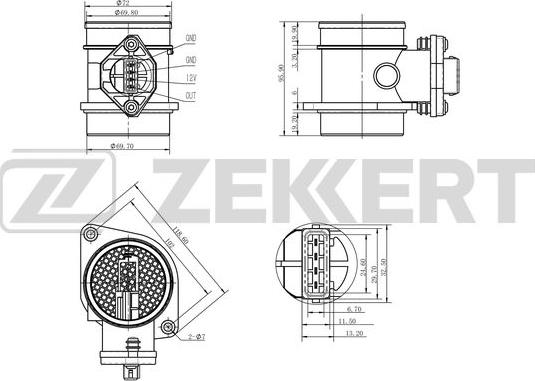 Zekkert SE-1014 - Debimetro autozon.pro