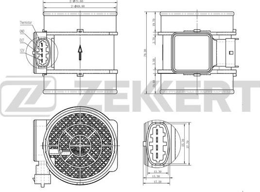 Zekkert SE-1011 - Debimetro autozon.pro