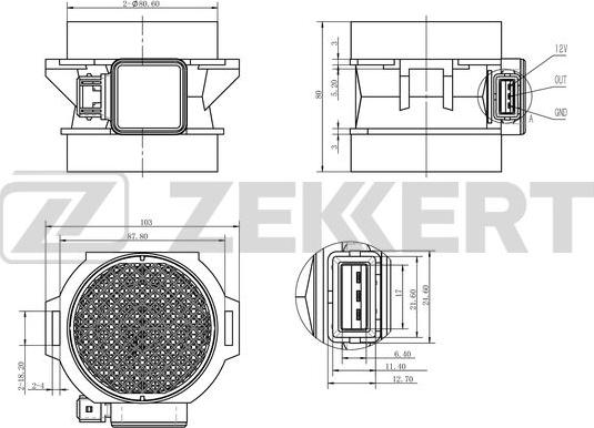 Zekkert SE-1018 - Debimetro autozon.pro