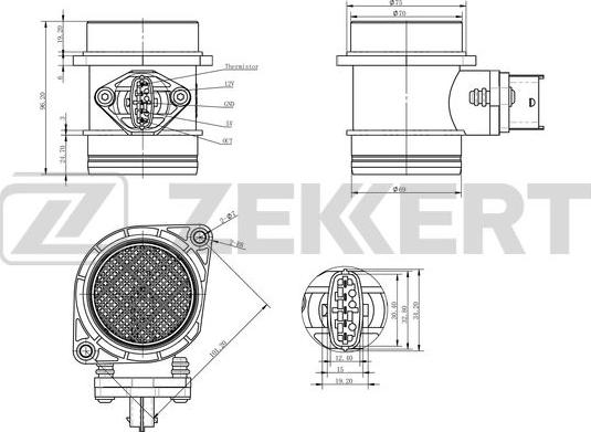 Zekkert SE-1013 - Debimetro autozon.pro