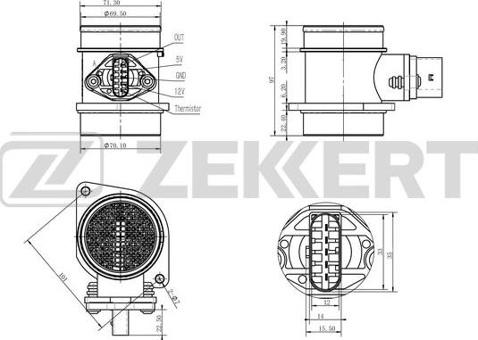 Zekkert SE-1021 - Debimetro autozon.pro