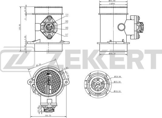 Zekkert SE-1023 - Debimetro autozon.pro