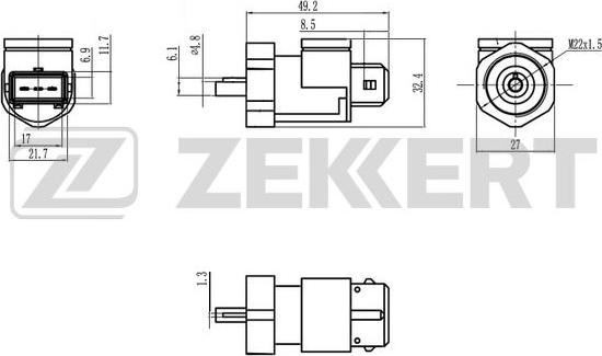 Zekkert SE-8505 - Sensore, Velocità autozon.pro