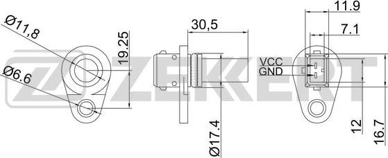 Zekkert SE-8500 - Sensore, Velocità autozon.pro