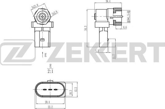 Zekkert SE-8508 - Sensore, Velocità autozon.pro