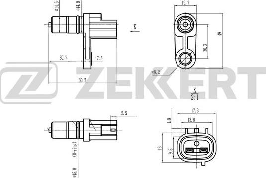 Zekkert SE-8516 - Sensore, Velocità autozon.pro