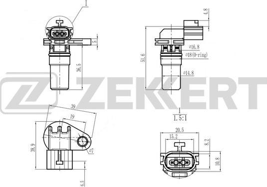 Zekkert SE-8510 - Sensore, Velocità autozon.pro