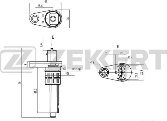 Zekkert SE-8512 - Sensore, Velocità autozon.pro