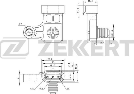 Zekkert SE-2008 - Debimetro autozon.pro