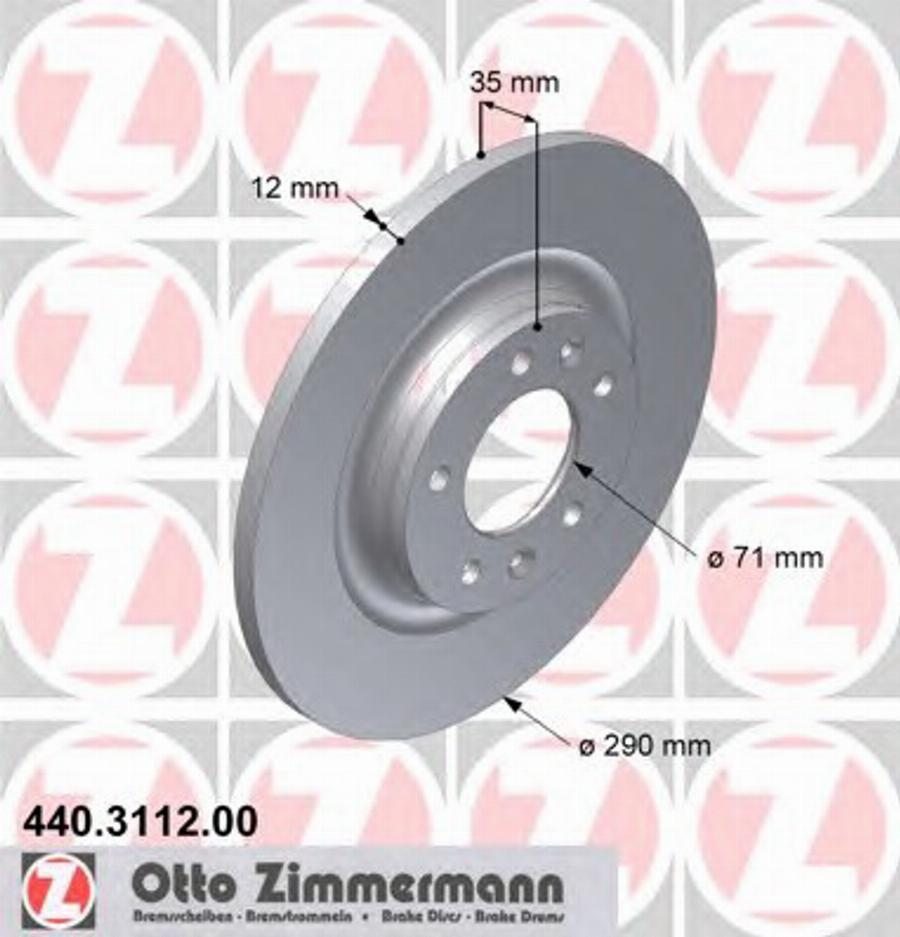 Zimmermann 440.3112.00 - Discofreno autozon.pro