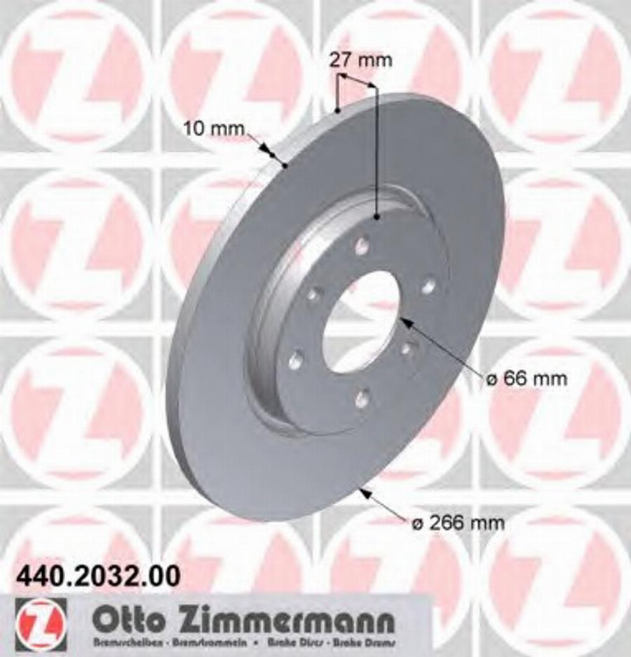 Zimmermann 440 2032 00 - Discofreno autozon.pro