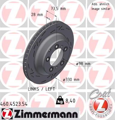 Zimmermann 460.4523.54 - Discofreno autozon.pro