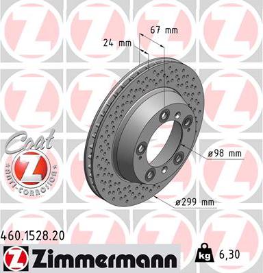 Zimmermann 460.1528.20 - Discofreno autozon.pro