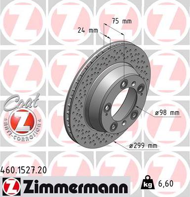 Zimmermann 460.1527.20 - Discofreno autozon.pro